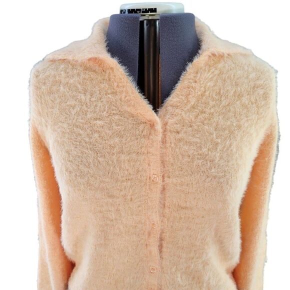 Wild Fable Fuzzy Button-Front Cardigan Sz XS - Picture 4 of 8